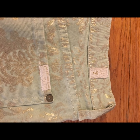 7 for all Mankind, Printed Denim Shorts - Picture 3 of 3